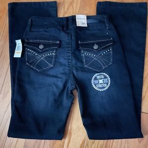 Wallflower Luscious Curvy Fit Bootcut Jeans Size 7 Color: Blackberry